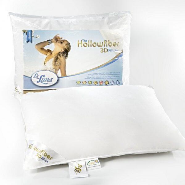 La luna Μαξιλάρι The Hollowfiber 3d Pillow Medium 50x70 Premium