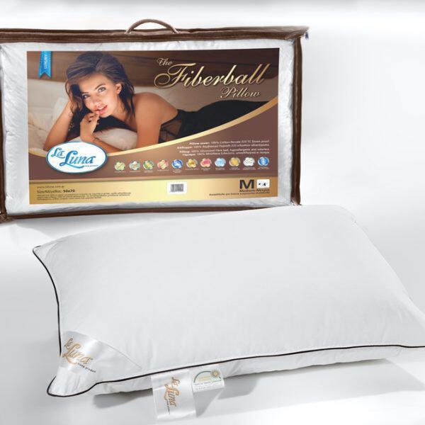 La luna Μαξιλάρι The Fiberball Pillow Soft 50x70 Luxury