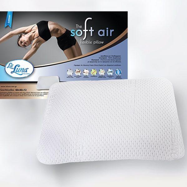 La Luna Soft Air flexible Pillow Medium 60x40x12