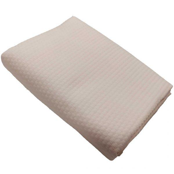 Κουβέρτα Πικέ Le Blanc Sanforized Cotton 100% Beige Μονή 170x230