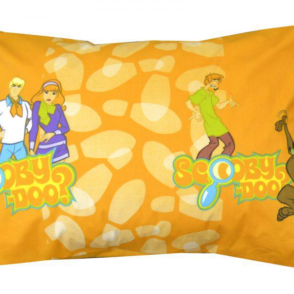 Viopros Ζεύγος Μαξιλαροθήκες 50x70 Scooby Doo 30 Πορτοκαλί
