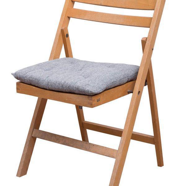 Viopros Μαξιλάρι Καρέκλας 40×40 584 2-Ανθρακί