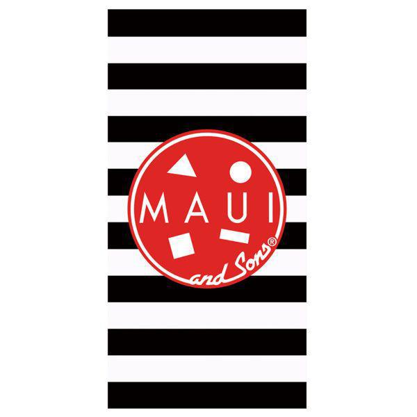 Maui 5829 Πετσέτα Θαλάσσης 75×150 Μαυρο-κοκκινο Beach Towel Cartoon Maui