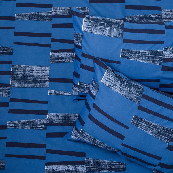Melinen Home Σετ Κατωσεντονο Tommy Blue (3 Τεμ.) Υπερδιπλο (Λ) Και Μαξιλαροθήκες Ultra Line Mini 50Χ70cm