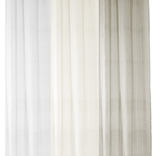 Viopros Κουρτίνα με Κρίκους 140×270 5813 Λευκό